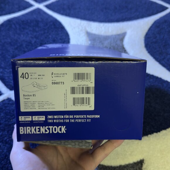 Birkenstock Boston Clog Suede Sandal Taupe Women’s Size 7 , 8 And 9 - Picture 6 of 6